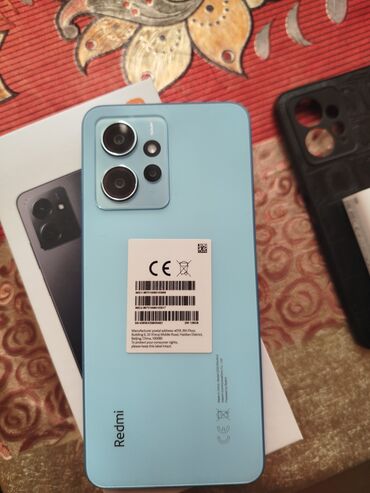 Xiaomi: Xiaomi Redmi Note 12, 128 GB, rəng - Mavi, 
 Barmaq izi, İki sim kartlı, Face ID