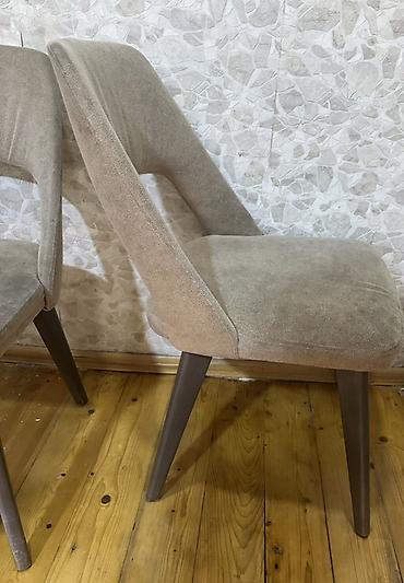 kafe stollari: Mətbəx üçün, İşlənmiş, Qatlanmayan, rəng - Bej Stul — 2