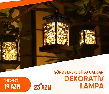 lanpalar: Yeni, Günəş lampası, Zəmanətsiz, Ünvandan götürmə, Ödənişli çatdırılma — 6