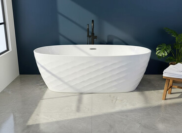 пеленальный столик с ванночкой: Ванна, Овальная, Материал: Акрил, Размер: 170 x 75 см, Бесплатная установка