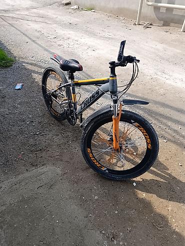 velosiped enduro: Kross dağ velosipedi - Rəng: boz/sarı-narıncı akssentlər - Çərçivə — 2