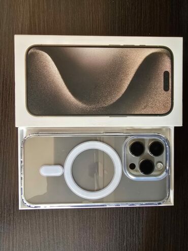 цум бишкек телефоны айфон: IPhone 15 Pro, Б/у, 256 ГБ, Natural Titanium, Защитное стекло, Чехол, Коробка, 86 %