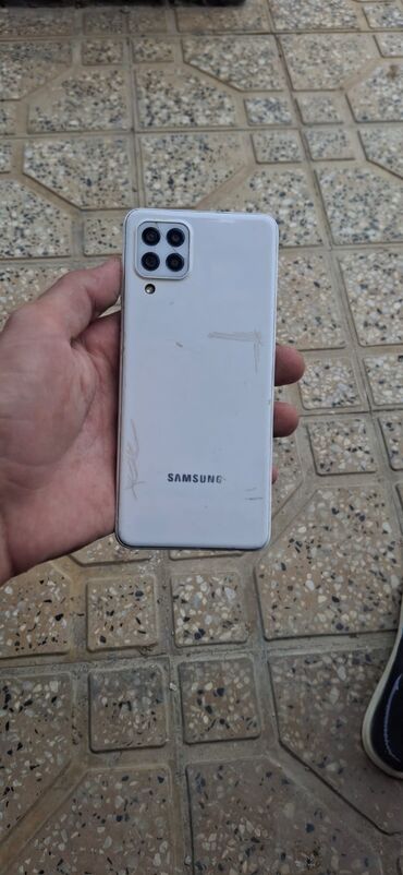 Информатика: Samsung Galaxy A22, 64 ГБ, цвет - Белый, Отпечаток пальца
