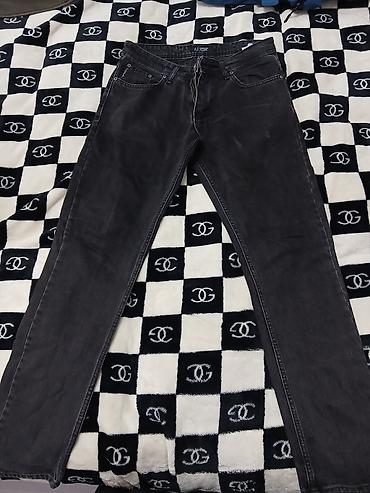 armani excange: Armani Jeans kişi cins şalvarı Razmer 31 - Brend: Armani Jeans (arka — 1