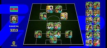 Efootball mobile oyunu. İçərisində gullit leo messi dida beckham andy