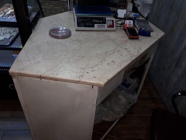 ПО для бизнеса: Dongeli Kassa stolu alti demir material ustu mermer 250m unvan