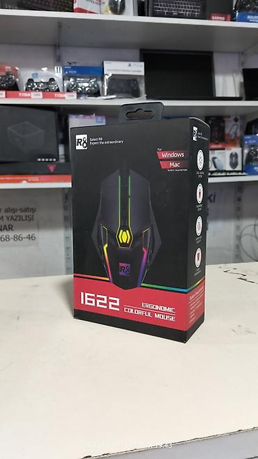 R8 1622 Ergonomic Colorful Mouse - Platforma: Windows və Mac ilə