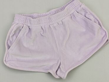 fioletowa koszula satynowa: Shorts, 10 years, 134/140, condition - Good