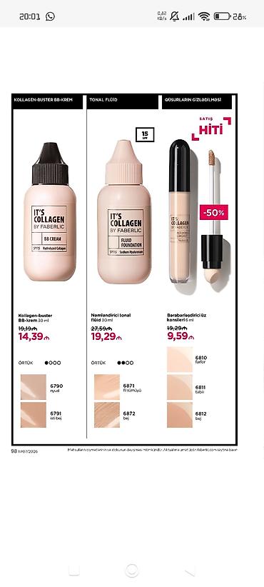 Kosmetika dəstləri: Kosmetik dəst, >10 məhsul, Yeni, Ödənişli çatdırılma, Rayonlara çatdırılma, Pulsuz çatdırılma — 13