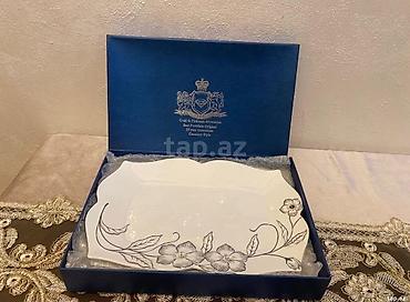 qab: Qutu dəstində porselen süfrə qabı. 050-450-97-55 çatdırılma edirik - — 4