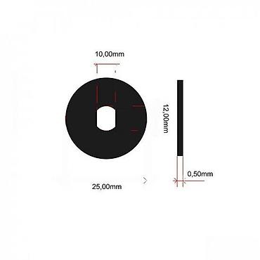 xbox kp: Podloška za radilicu dimenzija 25x12x0.5mm, idealna za upotrebu u — 1