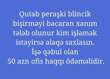 lalafo is elanlari 2023: Aşpaz tələb olunur, Manqalçı, kababçı, İstənilən yaş, 1-2 illik təcrübə