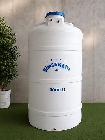 Bak, Plastik, 3000 l l, Yeni, Pulsuz çatdırılma