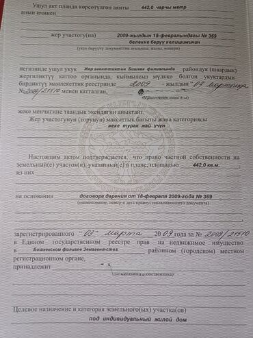 участок вдоль реки: 442 соток, Курулуш, Кызыл китеп