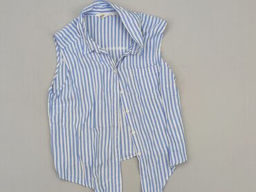 Shirts: Shirt 14 years, condition - Very good, pattern - Striped, color - Light blue