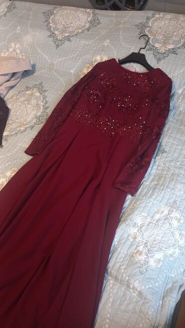 online paltar almaq instagram: Вечернее платье, Макси, XL (EU 42)