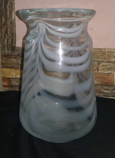 krevet za bebe na rasklapanje: Vase, Glass, color - White, Used