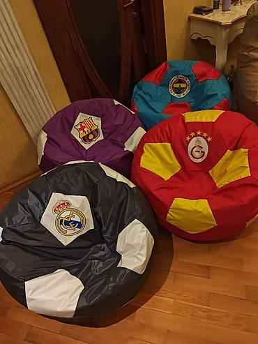 Pufiklər: Yeni, Pufik-kreslo, Parça, Kredit yoxdur, Ödənişli çatdırılma — 10