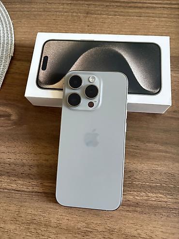 IPhone 15 Pro, White Titanium, Face ID