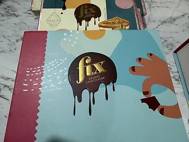 xonça şokolad: Fix Dessert Chocolatier özünə məxsus qutuda– şokoladlı desert — 1