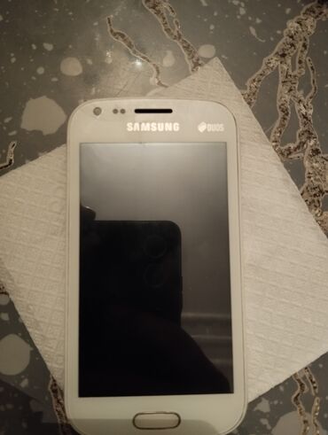 samsunq s4 mini: Samsung GT-S7350, 8 GB, rəng - Ağ, Qırıq, Sensor, İki sim kartlı