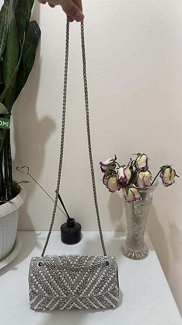 сумки женские вечерние: Клатч, Материал: Бусины, Женские, Новый — 8