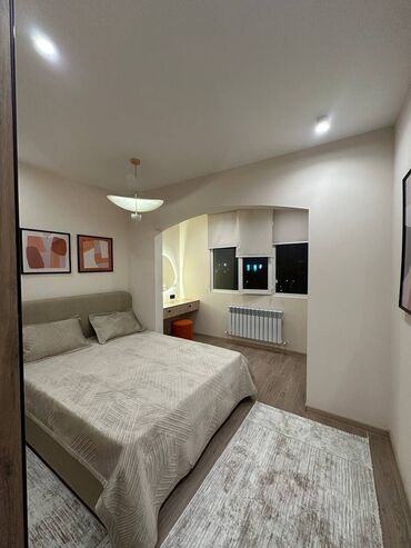 долгосрочная аренда квартиры в бишкеке: 1 комната, 45 м², Элитка, 8 этаж, Дизайнерский ремонт
