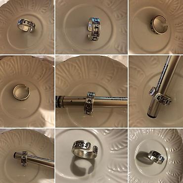 alyanslar: Alyans, Üzük, Bvlgari, Gümüş, 750 Əyar, Akvamarin, 0.51-1.00 Karat — 3