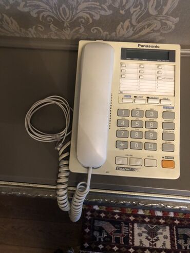 sessiz aspirator: Stasionar telefon Panasonic, Simli