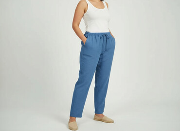 Women's Pants: Spodnie materiałowe damskie, rozmiar XL