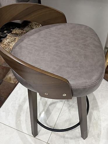 taburetkalar: Bar taburesi – müasir dizayn - Material: bərk ağac gövdə və arxa — 7