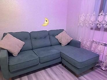 Salaloğlu künc divanı satılır. - Model: 3 oturacaqlı L‑şəkilli künc