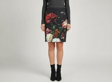 wzorzysta spódnice midi: Spódnica damska, rozmiar L