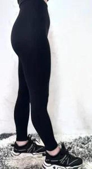 Helanke, biciklistički šortsevi: Crne ženske helanke sa visokim strukom - Klasičan, potpuno crn model na lalafo.rs — 20 Helanke, biciklistički šortsevi: Crne ženske helanke sa visokim strukom - Klasičan, potpuno crn model — 20