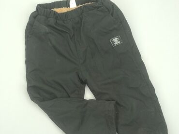 spodnie z motylkami: Material trousers, Shein, 3-4 years, 98/104, condition - Good