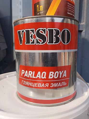 краскопуль: VESBO Parlaq Boya — глянцевая эмаль. - Тип: алкидная/масляная — 1