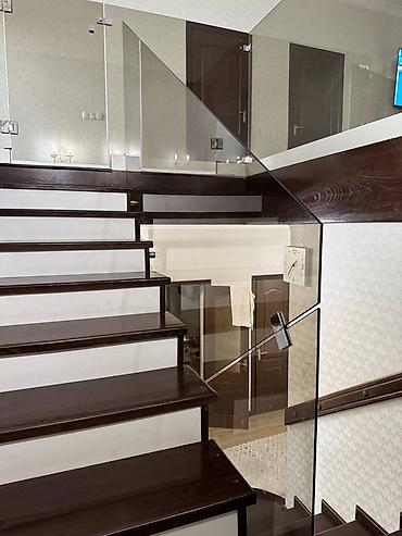 Готовые перила: Готовые перила, Материал: Стекло, Для лестницы — 21