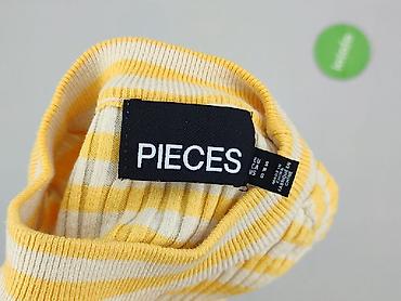 zolty sweter: Pieces, Sweter damski, rozmiar S — 4