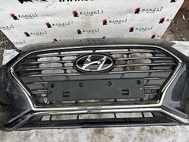 sonata 2003: Решетка радиатора Hyundai 2019 г., Б/у, Оригинал — 1