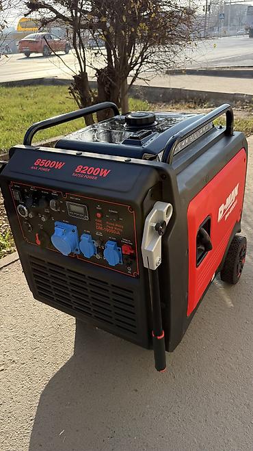 Генераторы: Генератор 7 кВТ бензиновый Бензиновый генератор RWD9600E — 7