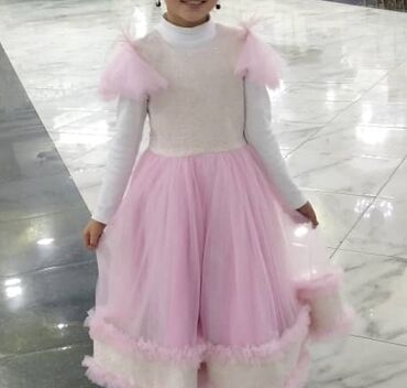 платья на осенний бал на прокат: Детское платье, цвет - Розовый