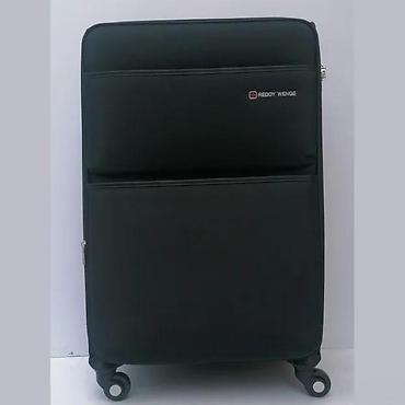 Putni koferi i torbe: Reddy Wenge kofer na točkiće – tekstilni, crne boje - Dimenzije — 1