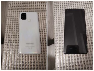 Samsung: Samsung Galaxy A21S, 64 GB, rəng - Ağ, Barmaq izi, İki sim kartlı, Face ID