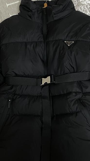 Пуховики и зимние куртки: Пуховик, Короткая модель, С поясом, L — 4