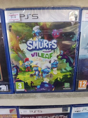 smurfs: Ps5 üçün smurfs oyun diski