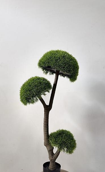 bonsai: Dekorativ süni bonsai ağacı - Realistik görünüşlü, çoxgövdəli bonsai — 2