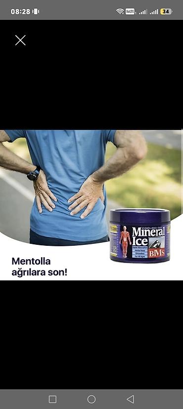 jeven brus libido: Məhsul: Mineral Ice BMS – Soyuducu Gel Xüsusiyyətlər: - Mentollu — 3