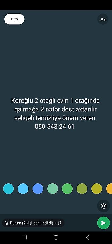 Tələbələrə uyğun koroğlu metrosu yaxınlığında 2 otaqlı mənzilin 1 lalafo.az -da Tələbələrə uyğun koroğlu metrosu yaxınlığında 2 otaqlı mənzilin 1
