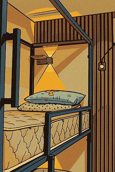 Посуточная аренда квартир: 6 комнат и более, Душевая кабина, Постельное белье, Кондиционер — 7