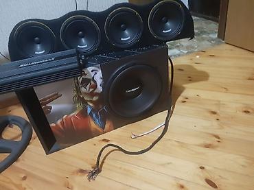 sony ses guclendirici: Soundmax avtomobil audio dəsti - 1 ədəd Soundmax sabvufer qutuda — 1